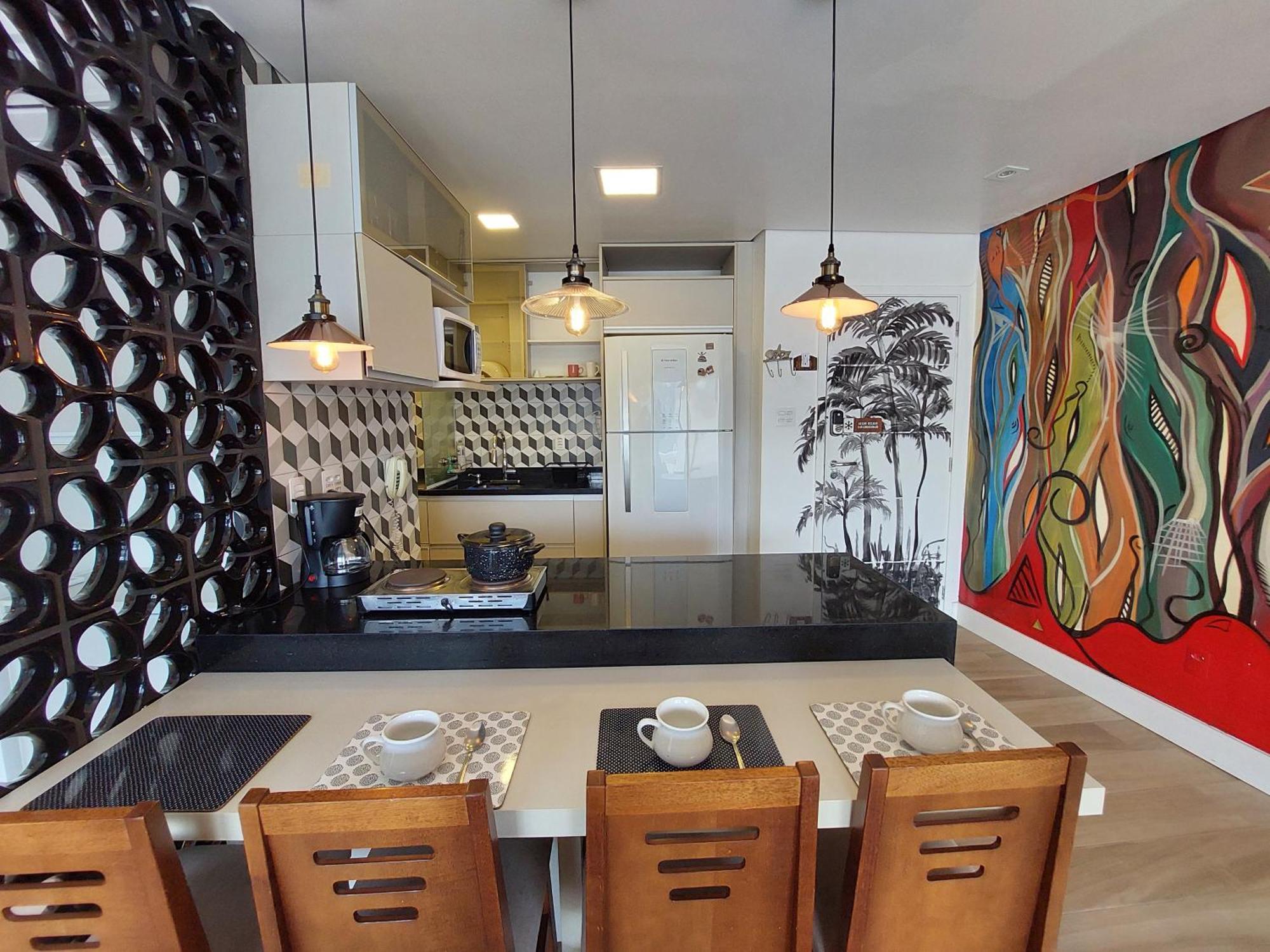 Book Santos —Unlimited 1413 — Modernidade E Arte Apartment ภายนอก รูปภาพ